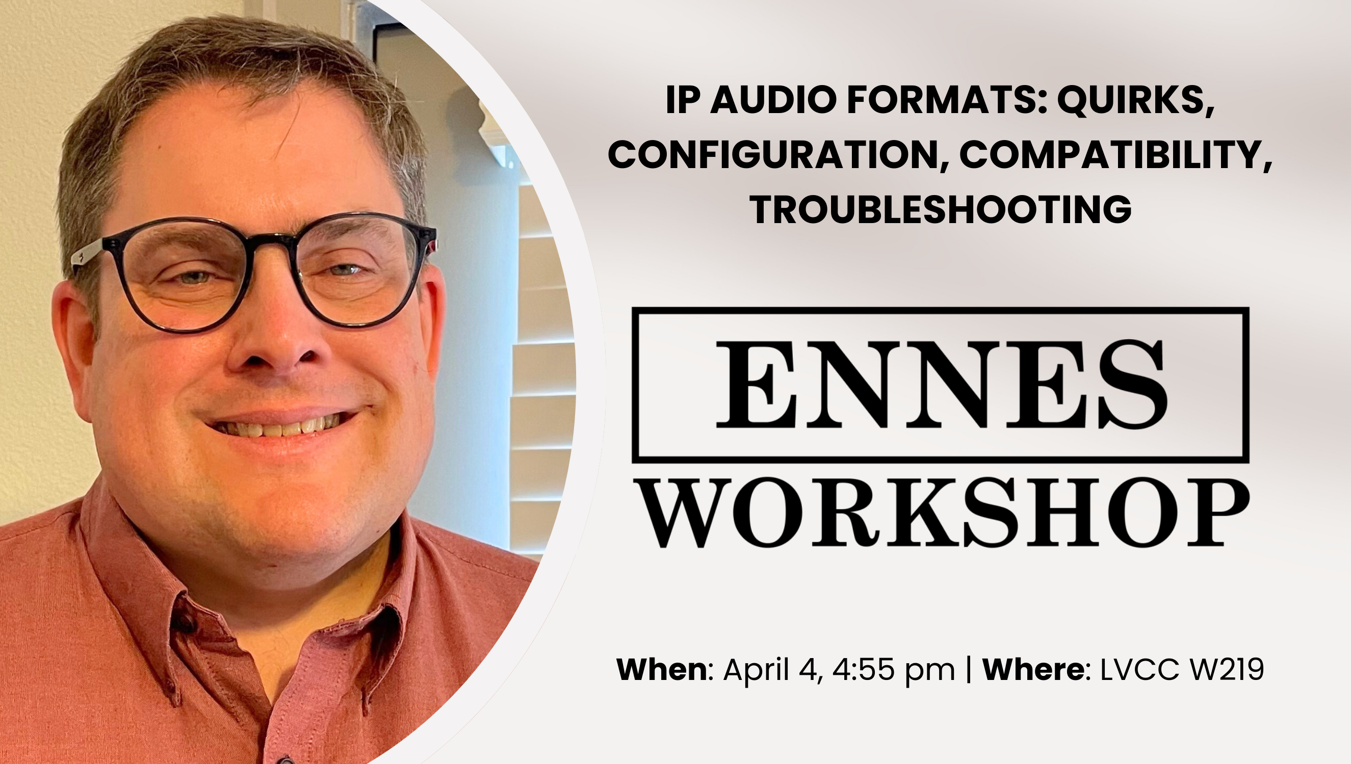 John Davis will be one of three panelists at the Ennis Workshop