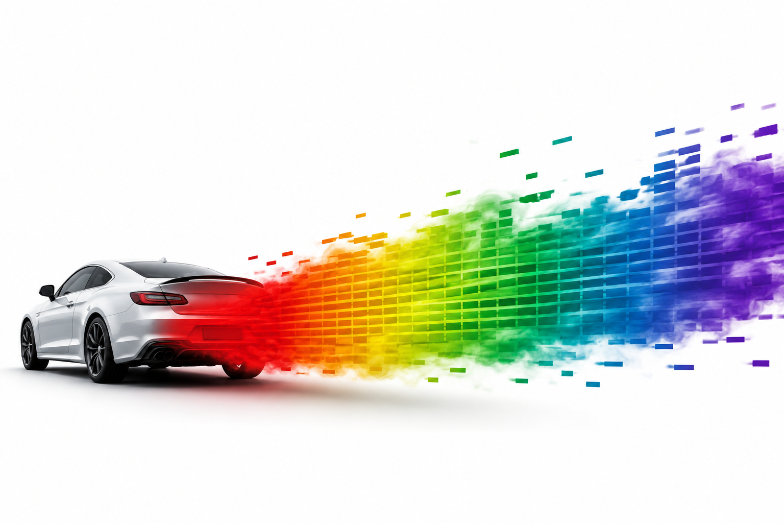Car Exhaust - Colorbars